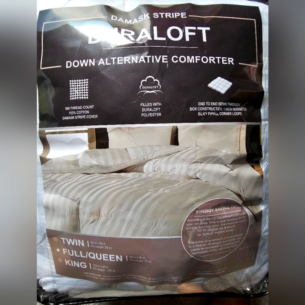 Duraloft Down Alternative Queen Comforter